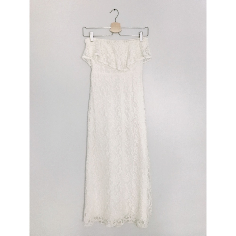 Abercrombie Sleeveless White Lace Dress